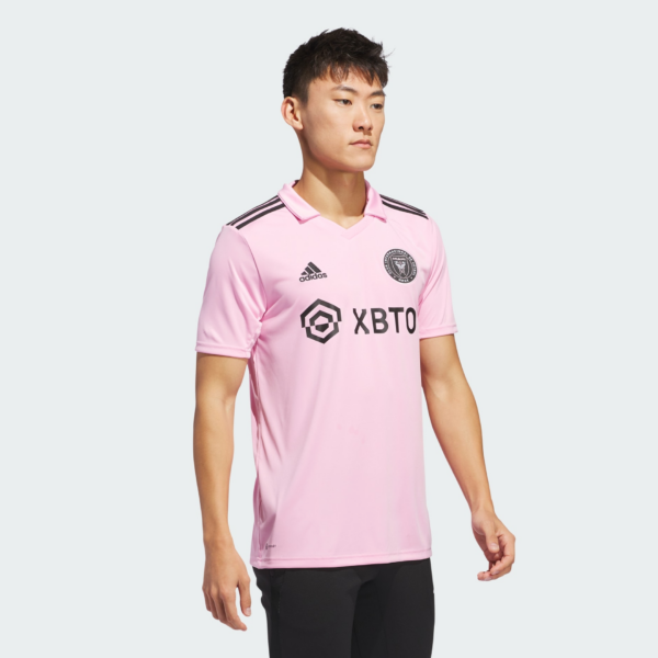 Ao Adidas Inter Miami CF 22/23 Messi 10 Home Jersey 'Pink' JE9701