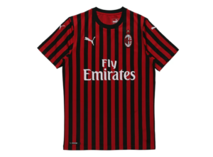 Ao Puma AC Milan 19/20 Home Jersey 'Black Red' 755857-01