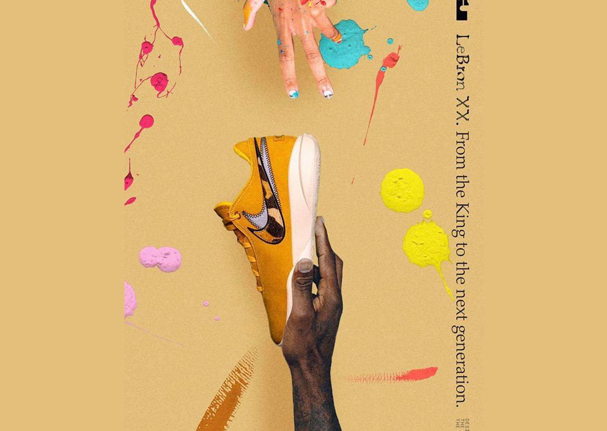 Cung chiem nguong qua phien ban LeBron 20 ket hop cung Art Basel