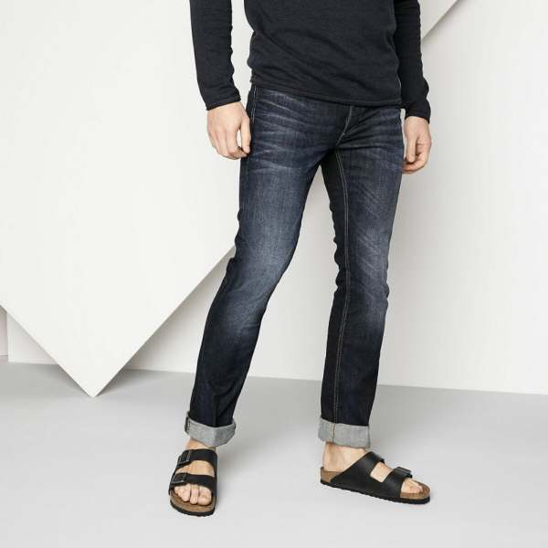 Dep Birkenstock Arizona Oiled Leather 'Black' 552111