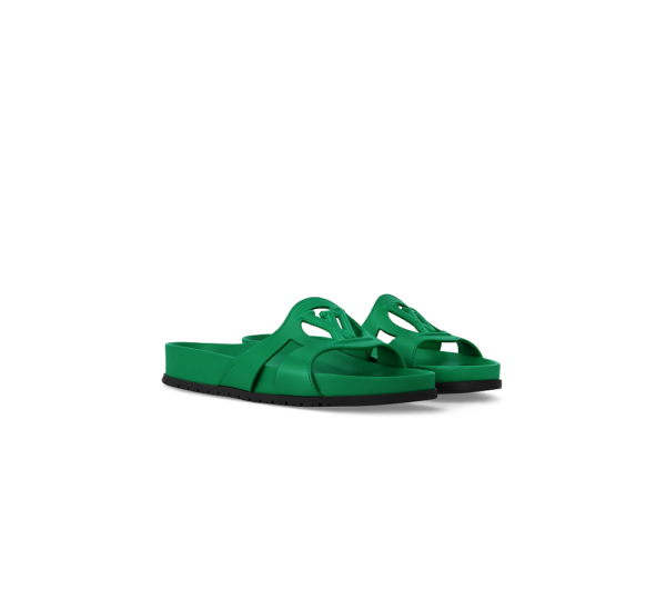 Dep Louis Vuitton LV Isola Comfort Mules 'Green' 1ACMMI