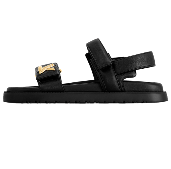 Dep Louis Vuitton LV Sunset Flat Comfort Sandals 'Black' 1ACG0Z