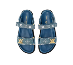 Dep Louis Vuitton LV Sunset Flat Comfort Sandals 'Blue' 1AC4OB