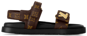 Dep Louis Vuitton LV Sunset Flat Comfort Sandals 'Brown' 1ACL94