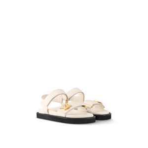 Dep Louis Vuitton LV Sunset Flat Comfort Sandals 'Ivory' 1ABW7Q