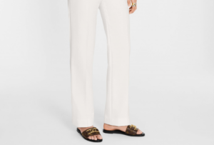 Dep Louis Vuitton Lock It Flat Mules 'Brown' 1A64MN