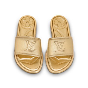 Dep Louis Vuitton Magnetic Flat Mules 'Gold' 1AA1K5