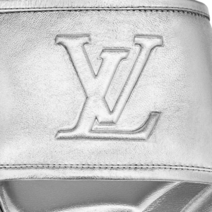 Dep Louis Vuitton Magnetic Flat Mules 'Silver' 1AA1KZ