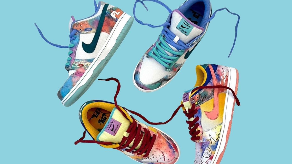 Futura Laboratories x Nike SB Dunk Low - phien ban collab doc dao