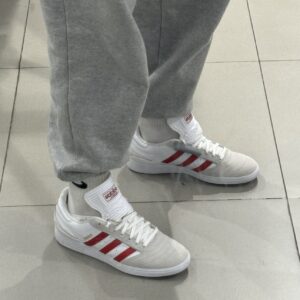Giay Adidas Busenitz 'White Scarlet' HQ2030