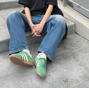 Giay Adidas Originals Gazelle 'Preloved Green' IE3692