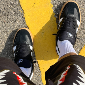 Giay Adidas Samba XLG 'Black White Gum' IE1379