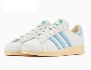 Giay Adidas Superstar 82 'Crystal White Clear Blue' ID2151
