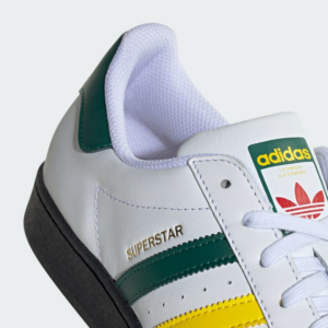 Giay Adidas Superstar 'Rasta White' IH3120