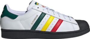 Giay Adidas Superstar 'Rasta White' IH3120
