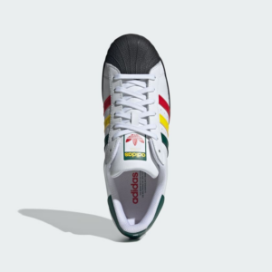 Giay Adidas Superstar 'Rasta White' IH3120