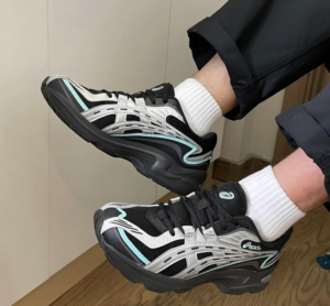 Giay Asics Gel Preleus 'Black Silver' 1201A838‑001