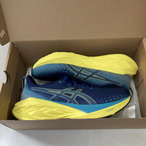 Giay Asics Novablast 4 'Blue Teal Yellow' 1011B693-400