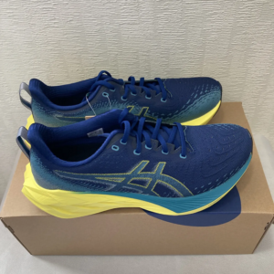 Giay Asics Novablast 4 'Blue Teal Yellow' 1011B693-400