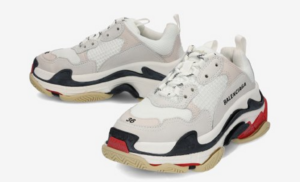 Giay Balenciaga Triple S 'White Red' 524037W09E19000