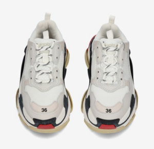 Giay Balenciaga Triple S 'White Red' 524037W09E19000