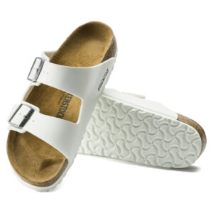 Giay Birkenstock Arizona Birko-Flor 'White' 552681