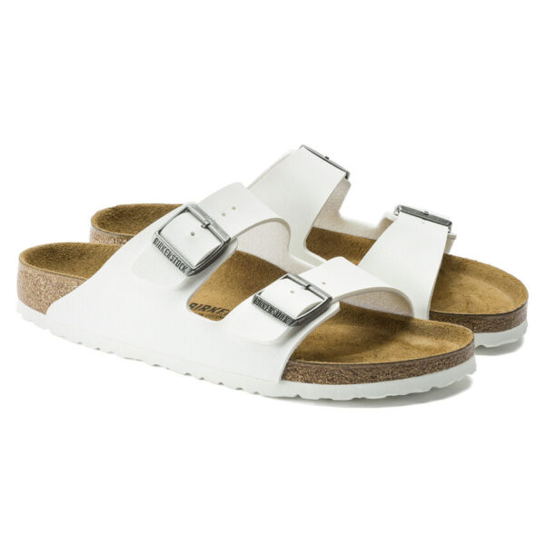 Giay Birkenstock Arizona Birko-Flor 'White' 552681