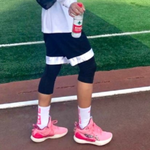 Giay LiNing Strike 8 'Geranium Powder' ABAT119-2