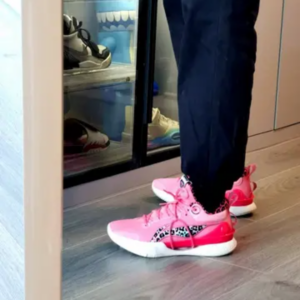 Giay LiNing Strike 8 'Geranium Powder' ABAT119-2