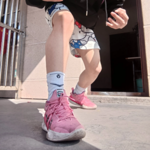 Giay LiNing Strike 8 'Geranium Powder' ABAT119-2