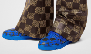 Giay Louis Vuitton Trainer 'Damier Pop - Blue' 1ACN4Y