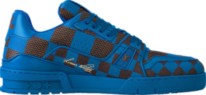 Giay Louis Vuitton Trainer 'Damier Pop - Blue' 1ACN4Y