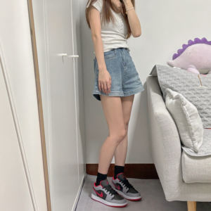 Giay Nike Air Jordan 1 Low GS 'Cement Fire Red' 553560-060