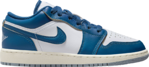 Giay Nike Air Jordan 1 Low SE GS 'Industrial Blue' FN9137-141