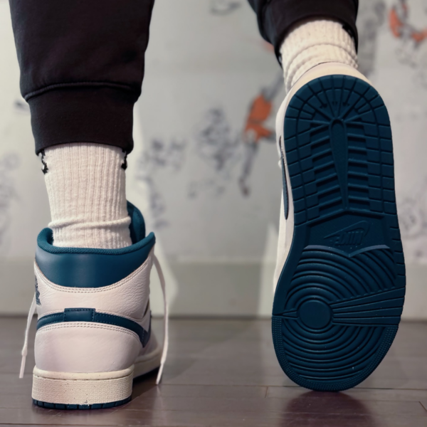 Giay Nike Air Jordan 1 Mid 'Industrial Blue' FN5215-141