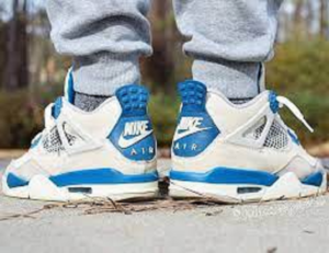 Giay Nike Air Jordan 4 Retro GS 'Military Blue' HF4281-141