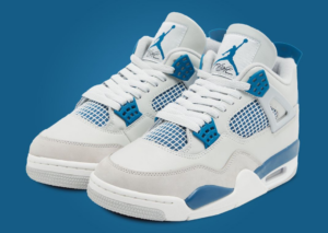 Giay Nike Air Jordan 4 Retro GS 'Military Blue' HF4281-141
