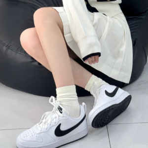 Giay Nike Court Borough Low Recraft 'White Black' DV5456-104