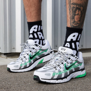 Giay Nike P-6000 "White Silver Spring Green Black" CD6404-104