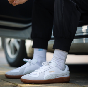 Giay Puma Army Trainer Low 'White Grey' 386607‑05