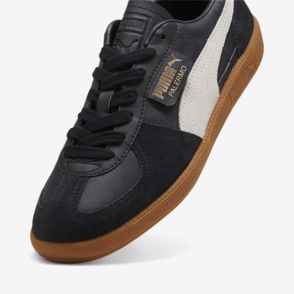 Giay Puma Palermo Leather 'Black Feather' 396464-03