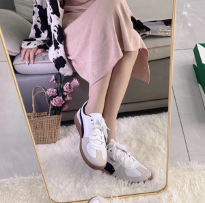 Giay Puma Palermo Leather 'White Black' 396464-01