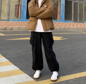 Giay Puma Palermo Leather 'White Black' 396464-01