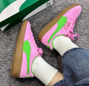 Giay Puma Palermo 'Pink Green Gum' 397549-01