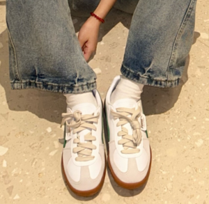 Giay Puma Palermo 'White Green Gum' 396464-07