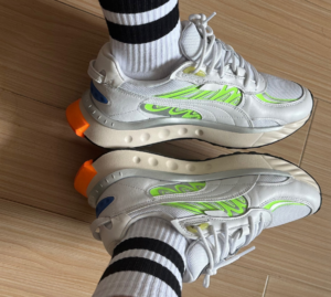 Giay Puma Wild Rider Techno 'White Green Glare' 381596-03