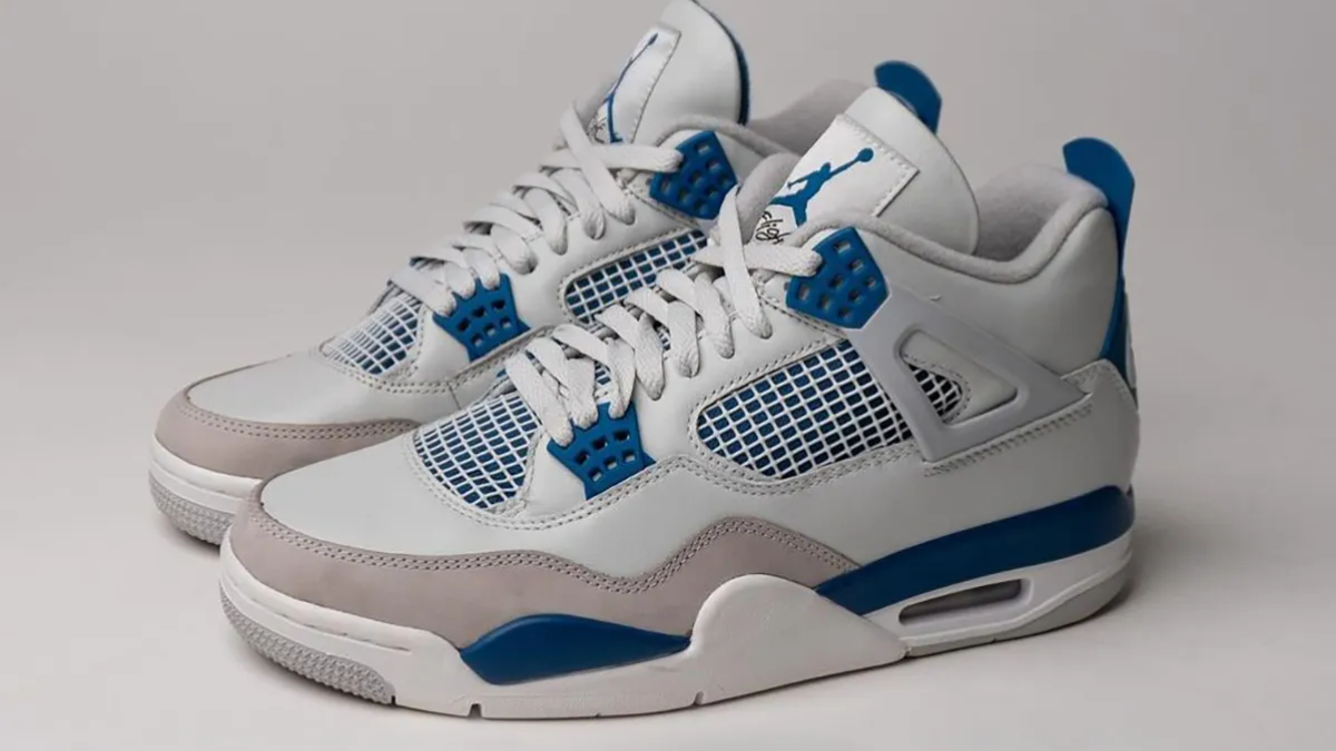 Air Jordan 4 'Military Blue': Tất tần tật những điều bạn cần biết Hinh anh 1: Air Jordan 4 'Military Blue': Tat tan tat nhung dieu ban can biet