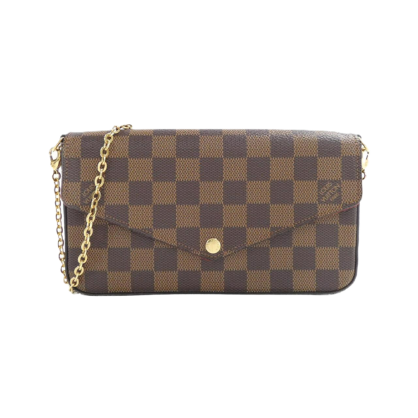 Tui Louis Vuitton Pochette Felicie Damier 'Ebene Cerise' N63032