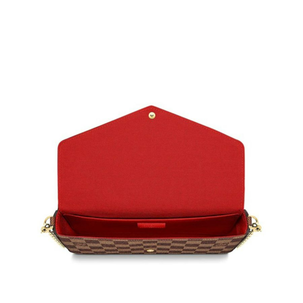 Tui Louis Vuitton Pochette Felicie Damier 'Ebene Cerise' N63032