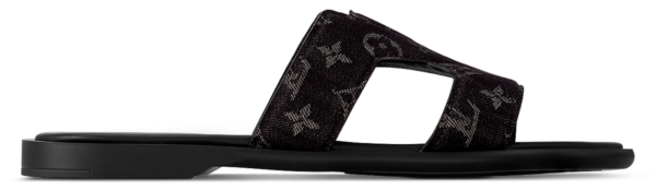 Dep Louis Vuitton LV Oasis Mules 'Black' 1AC699